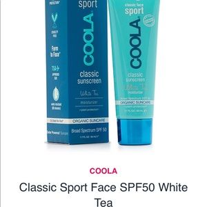 Coola sport spf 50 sunscreen-white tea moisturizer